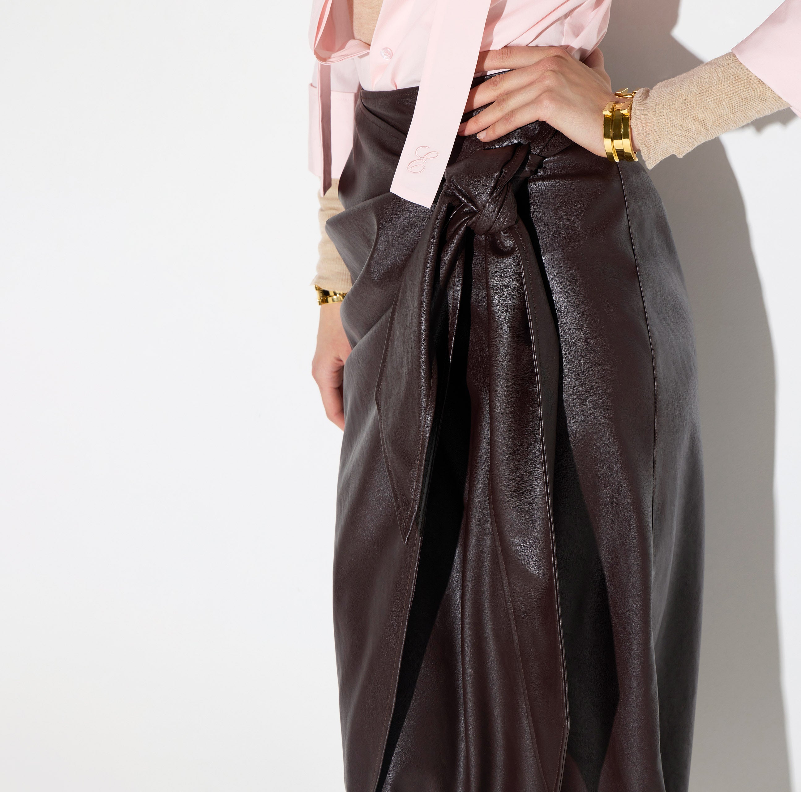 Elisabetta Franchi GO21866E2 - Gonna con fusciacca