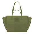 MC2 Saint Barth JOUR BAG MIDI JOBAM01 - Borsa Jour Bag Midi a spalla in vera pelle - Verde Militare (Suede 52)
