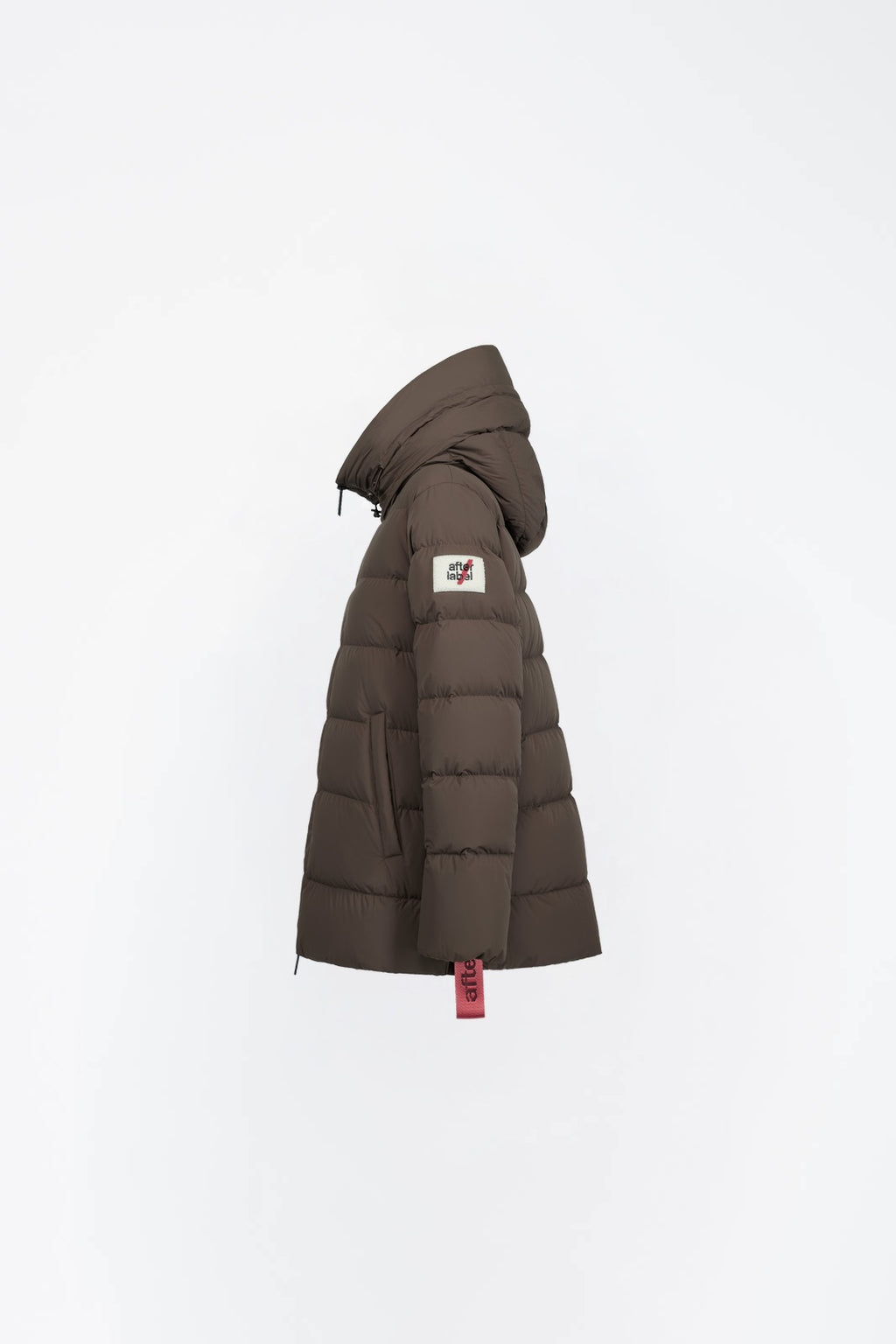 Afterlabel LEVI - Piumino lungo donna Cacao dettaglio