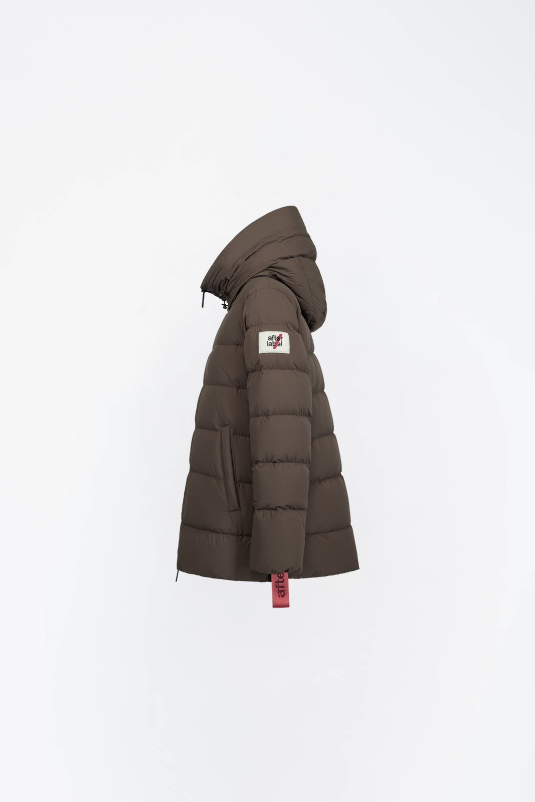 Afterlabel LEVI - Piumino lungo donna Cacao dettaglio