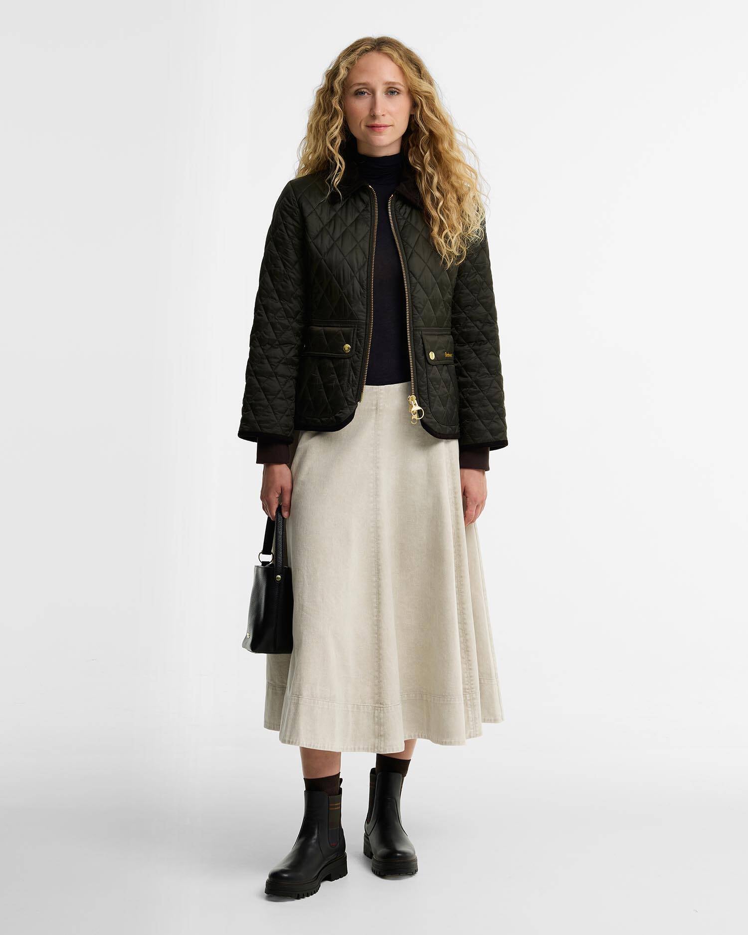 Barbour AMBERLEY - Stivaletti Chelsea in pelle impermeabile