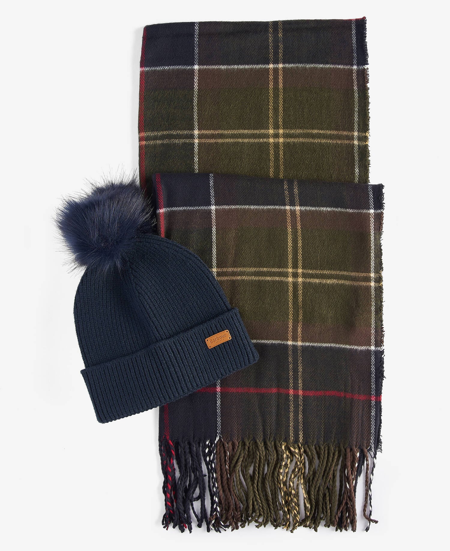 Barbour DOVER - Set regalo Berretto & Sciarpa Hailes