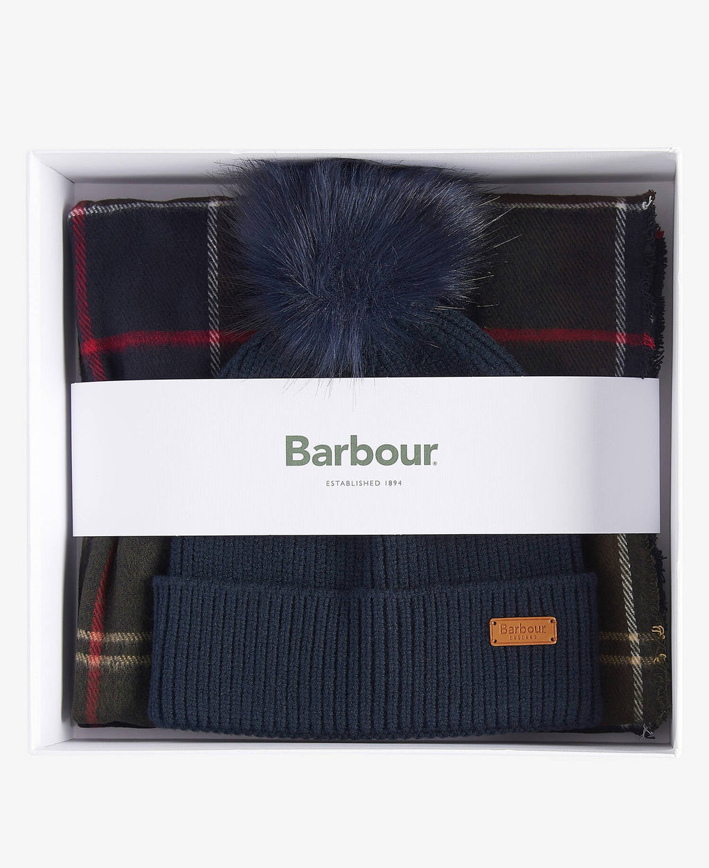 Barbour DOVER - Set regalo Berretto & Sciarpa Hailes