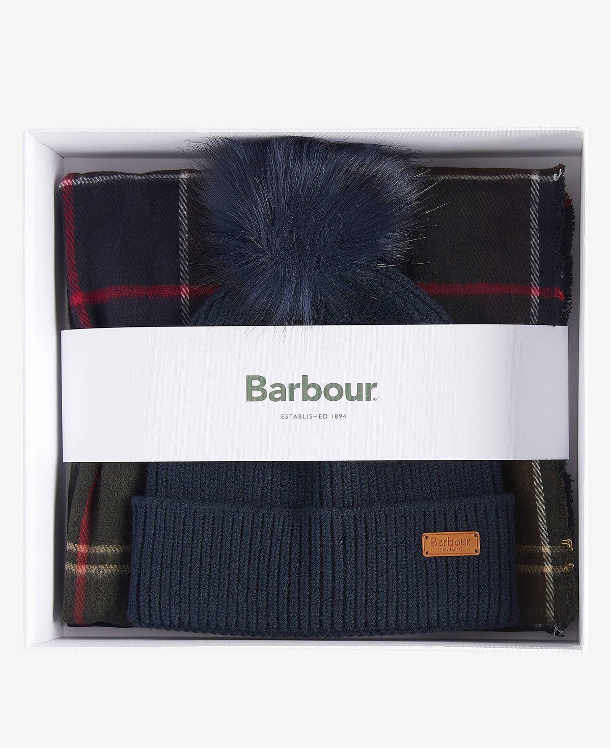 Barbour DOVER - Set regalo Berretto & Sciarpa Hailes