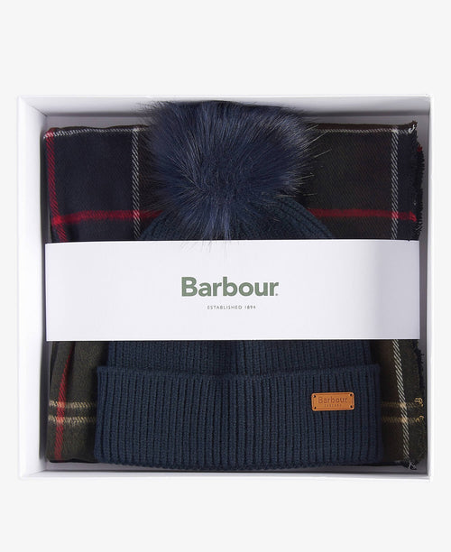 Barbour DOVER - Set regalo Berretto & Sciarpa Hailes
