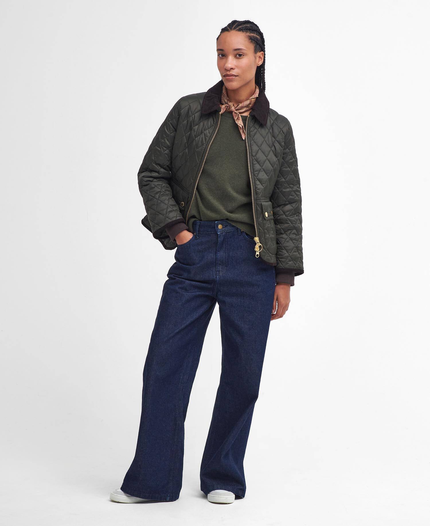 Barbour FITTED BEADNELL - Giacca trapuntata dalla vestibilità aderente