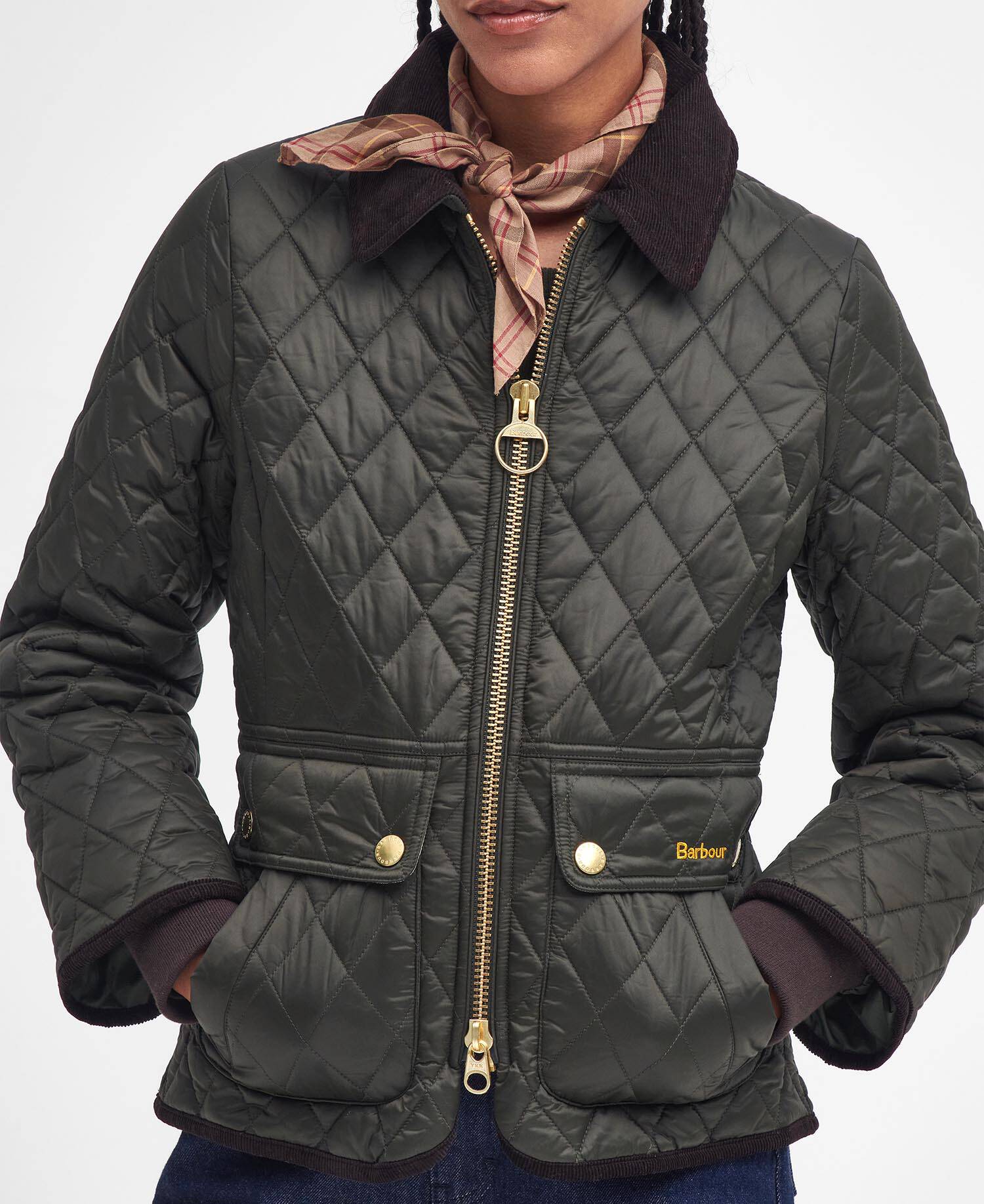 Barbour FITTED BEADNELL - Giacca trapuntata dalla vestibilità aderente