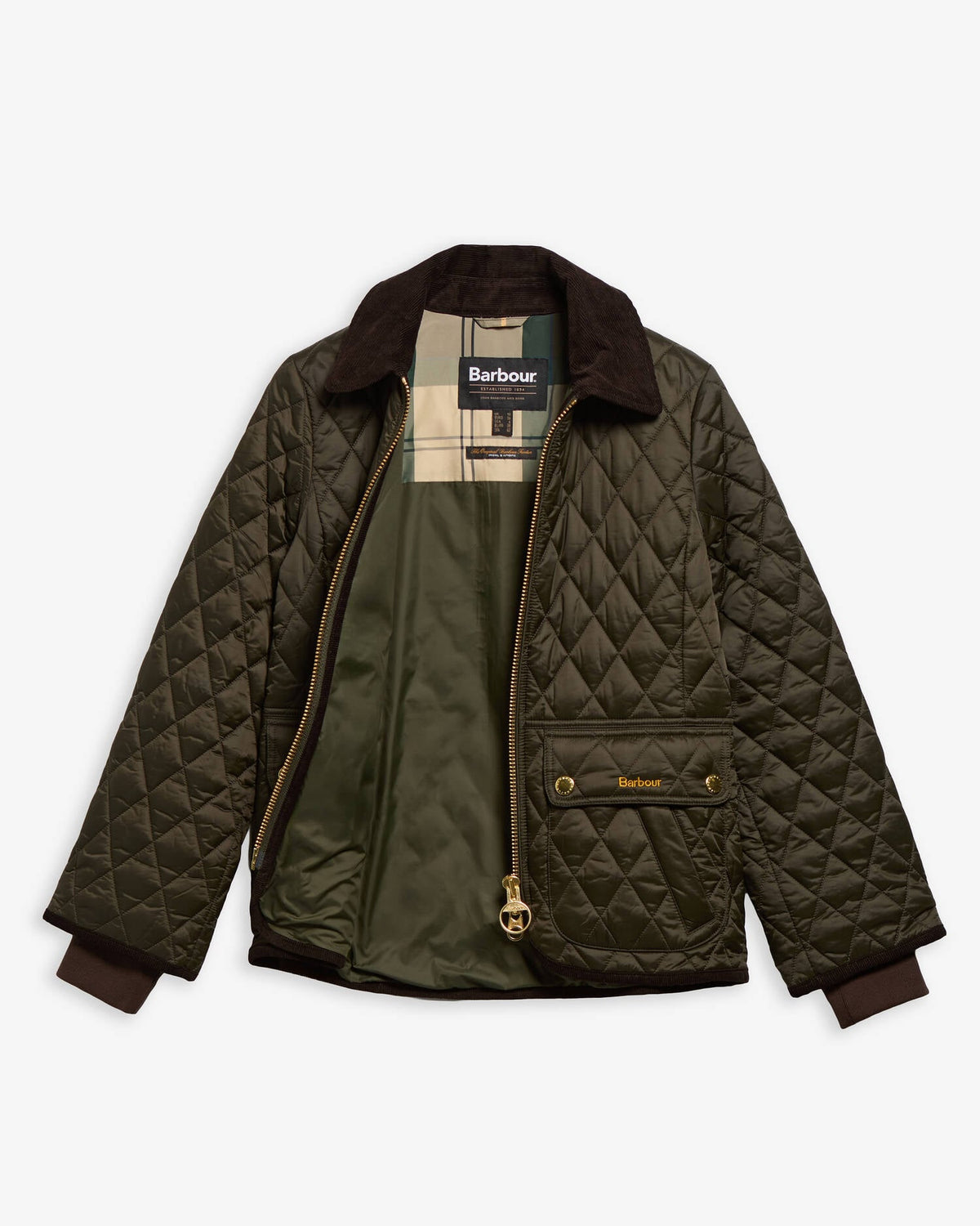 Barbour FITTED BEADNELL - Giacca trapuntata dalla vestibilità aderente