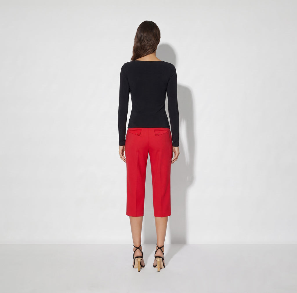 Elisabetta Franchi MD00567E2 - Maglia in jersey con logo gioiello