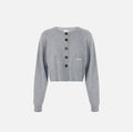 Elisabetta Franchi MK12T66E2 - Cardigan in lana e cashmere
