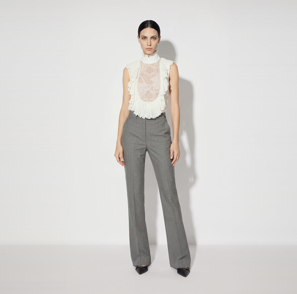 Elisabetta Franchi PA18667E2 - Wool trousers