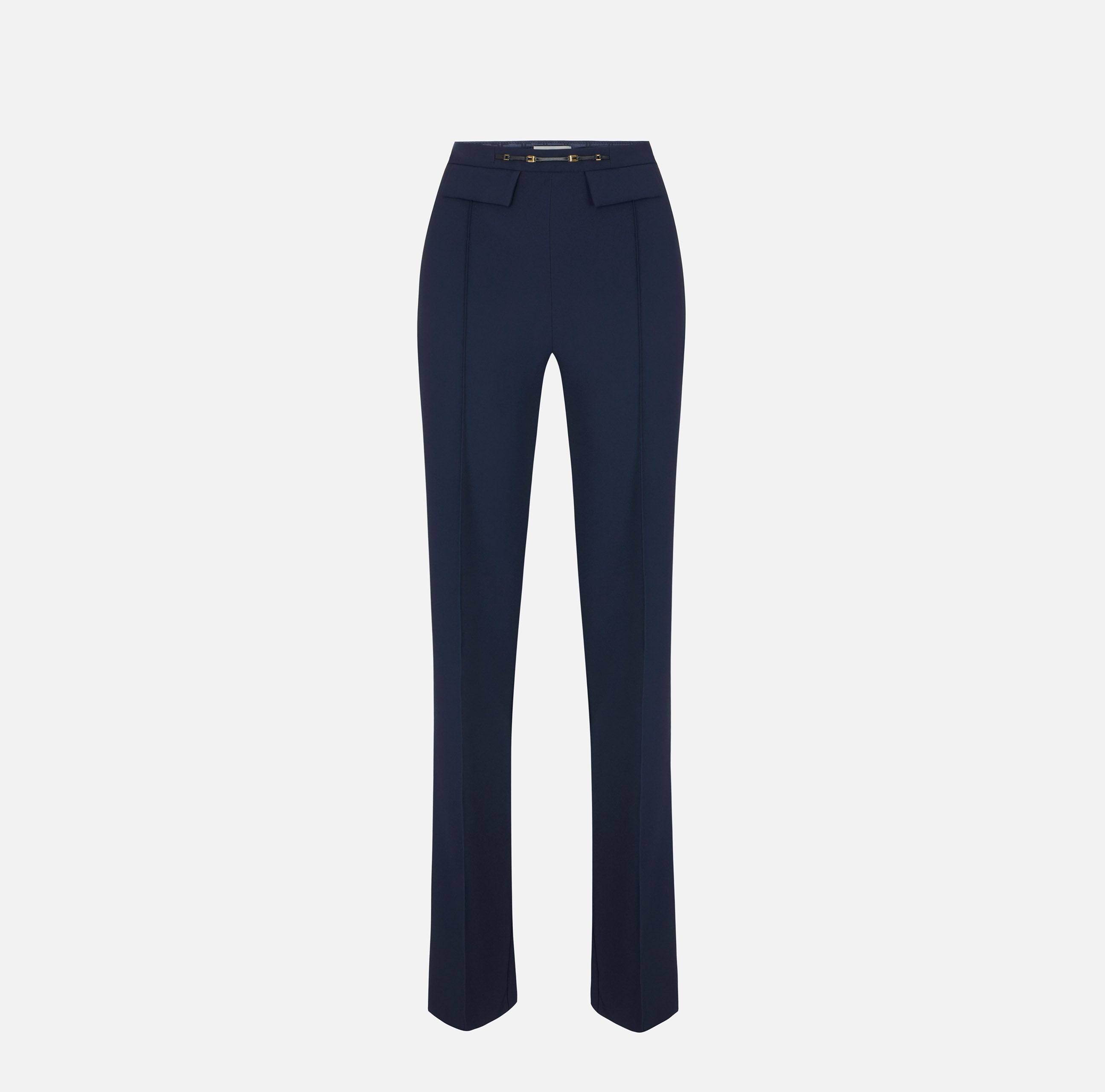 Elisabetta Franchi PA19666E2 - Pantaloni in doppio crêpe stretch