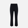 Elisabetta Franchi PA19866E2 - Pantaloni in doppio crêpe stretch con dettaglio gioiello