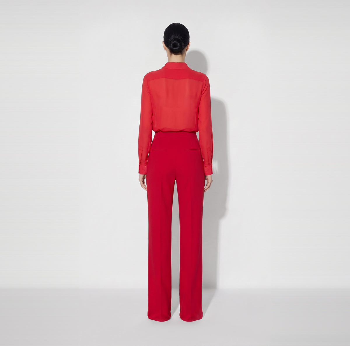 Elisabetta Franchi PA20267E2 - Pantalon en crêpe léger