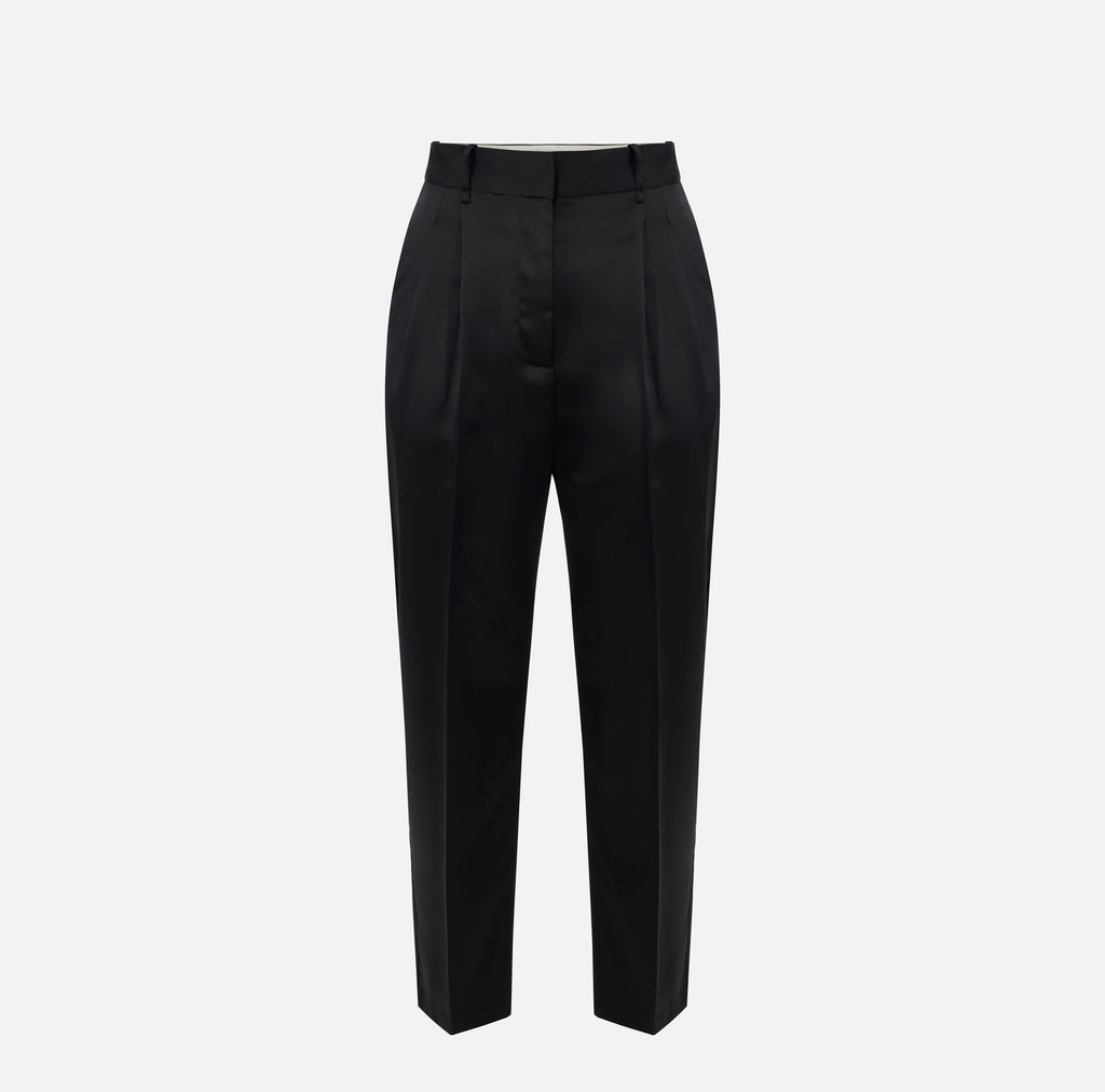 Elisabetta Franchi PA20366E2 - Pantaloni in raso stretch