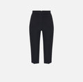 Elisabetta Franchi PA20567E2 - Pantaloni in crêpe leggero e raso