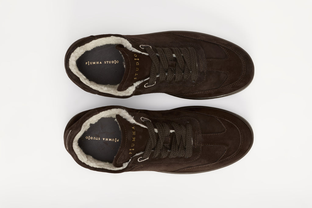 Piumha Studio PHD007 - Sneakers Marrone Scuro - Dettaglio