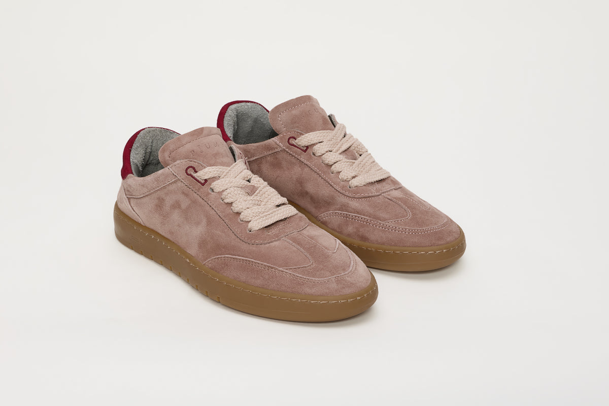Piumha Studio PHD008 - Sneakers Rosa/Bordeaux - Vista Angolare