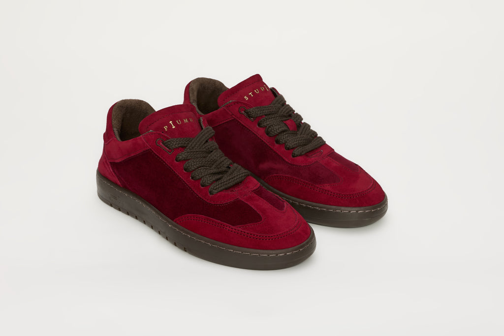 Piumha Studio PHD009 - Sneakers Rosso - Vista Angolare