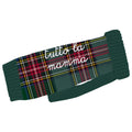MC2 Saint Barth PULLDOGER PDOG001 - Maglioncino per cane Pulldoger in misto lana e cashmere con motivo tartan - Verde Tartan (Tutto Mamma Tartan 51 Emb)