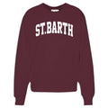 MC2 Saint Barth STARDUST W STDW001 - Felpa girocollo Stardust in morbido cotone con grafica e strass - Blu Royal (Stb 44m)
