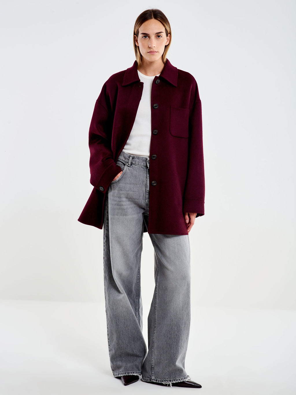 Vicolo TAC0009 - Over Shirt in Lana - Foto 1