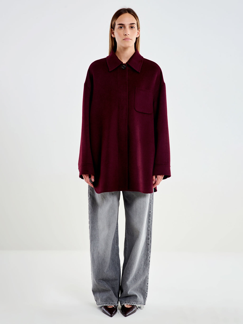 Vicolo TAC0009 - Over Shirt in Lana - Foto 2