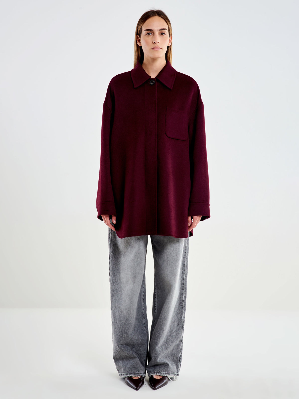 Vicolo TAC0009 - Over Shirt in Lana - Foto 2