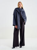 Vicolo TAC0015 - Cappotto Corto con Stola