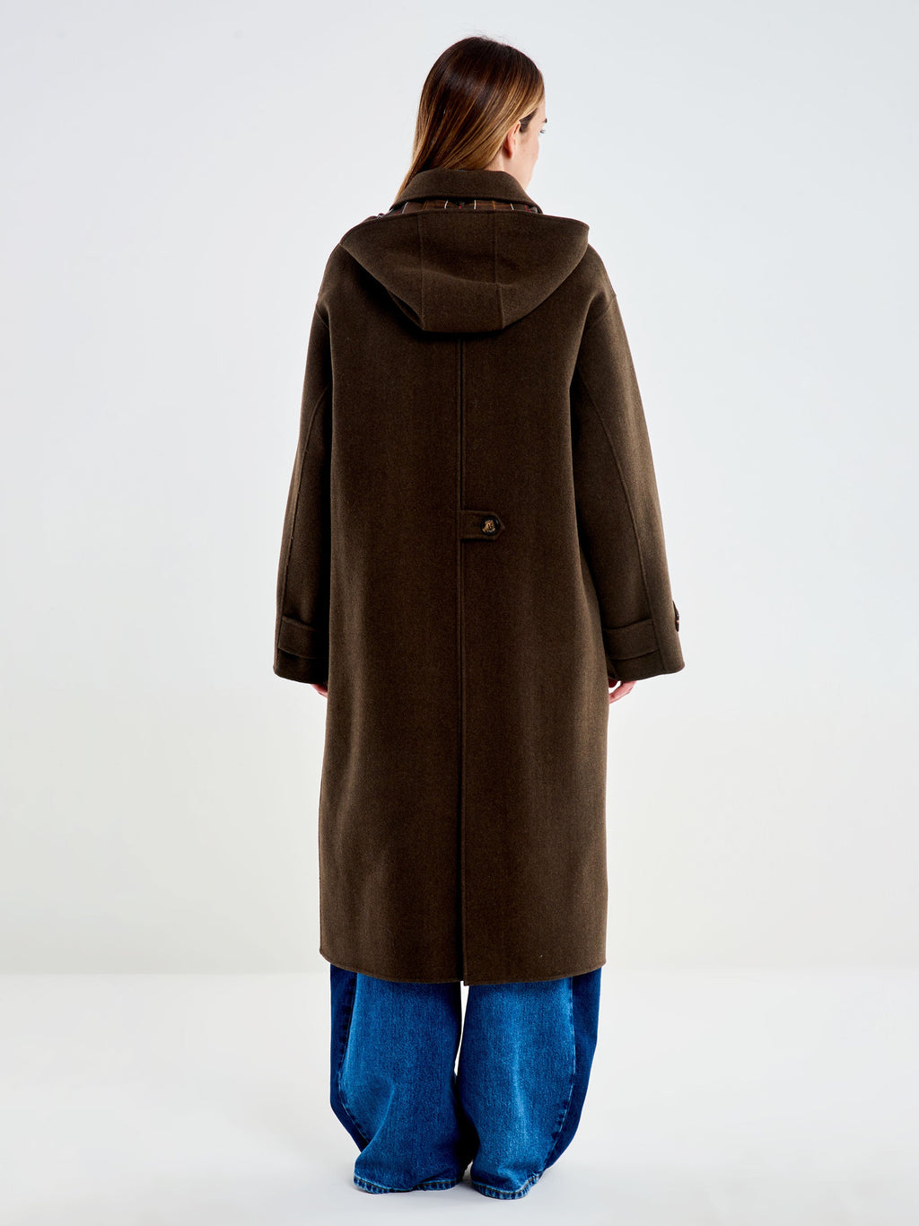 Vicolo TAC0060 - Cappotto in Lana con Cappuccio - Foto 3