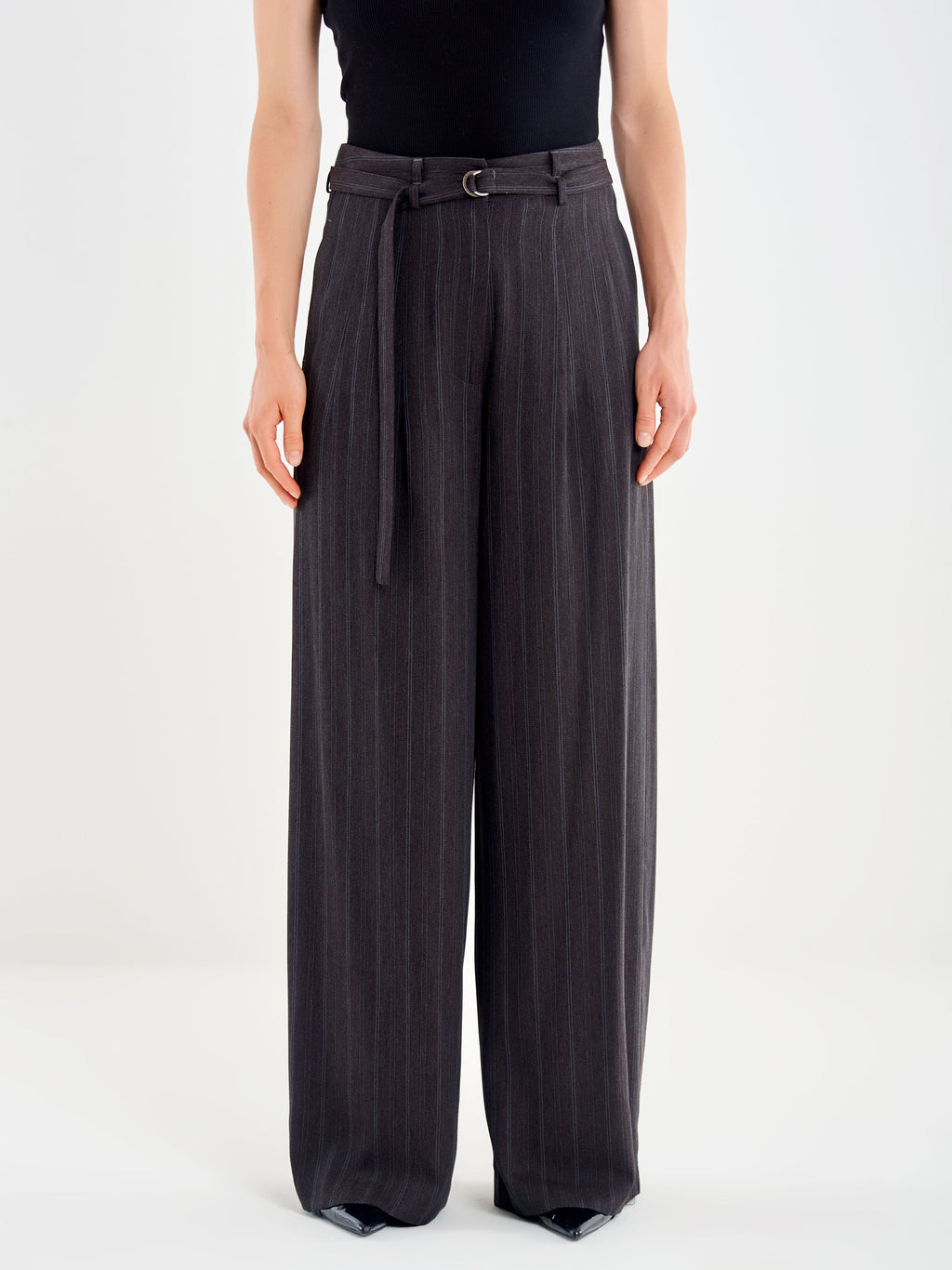 Vicolo TAC0397 - Pantalone Palazzo con Pinces - Foto 2