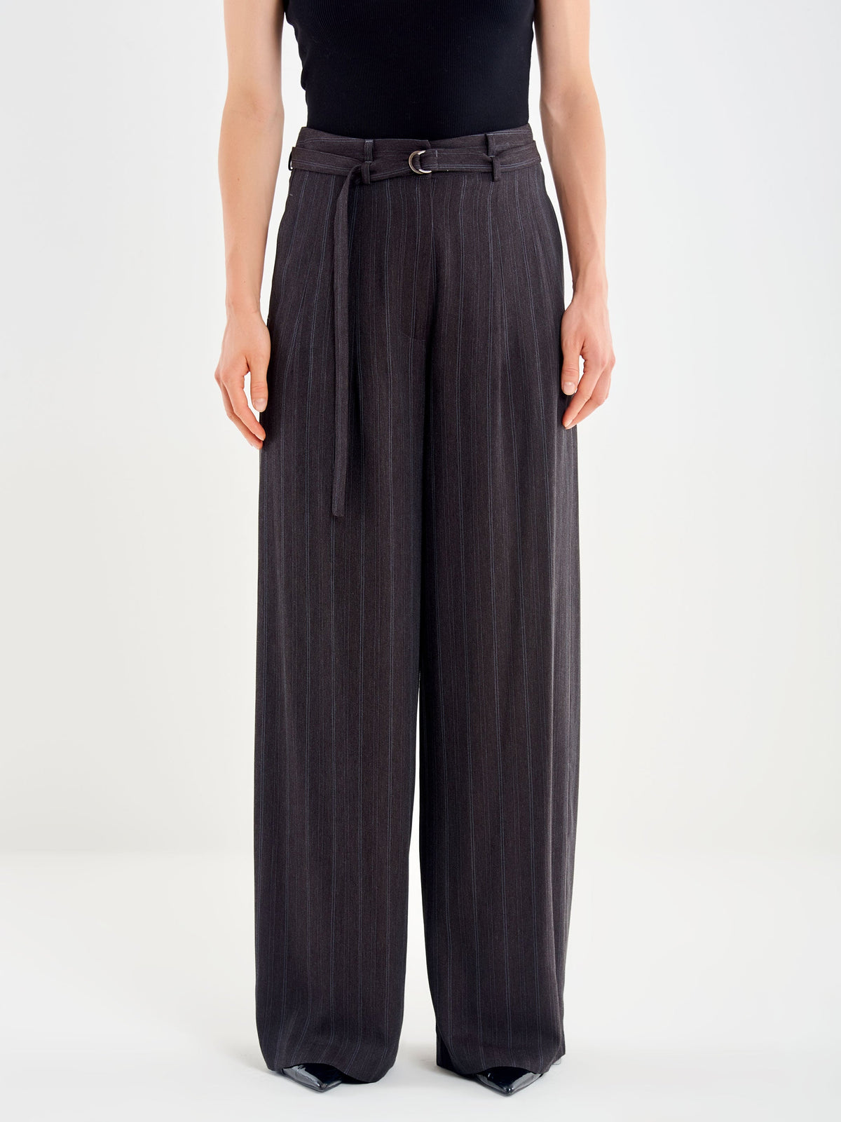 Vicolo TAC0397 - Pantalone Palazzo con Pinces - Foto 2