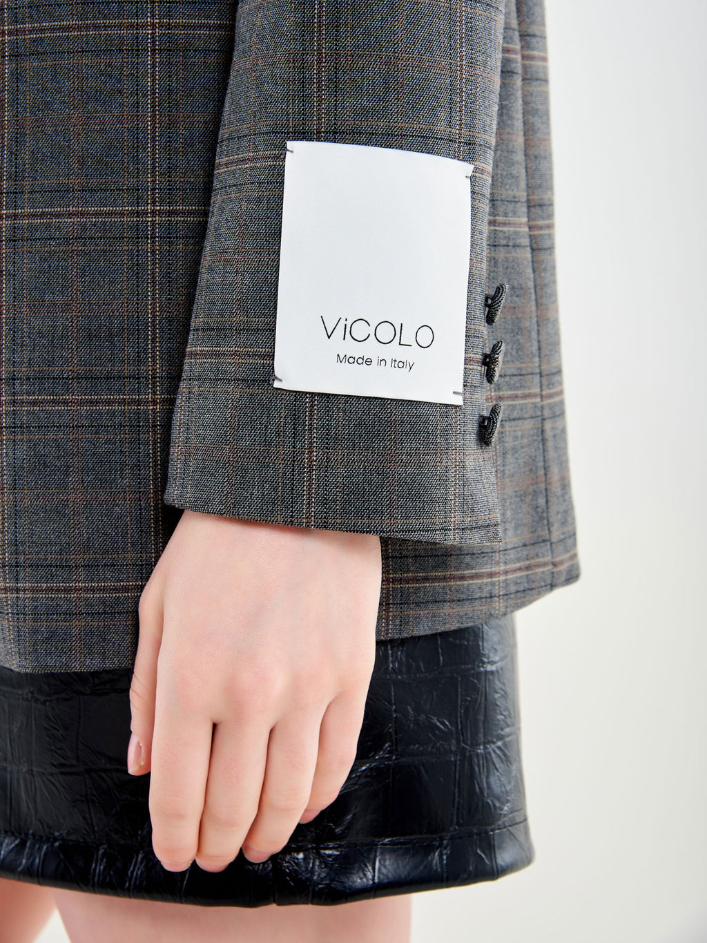 Vicolo TAC0422 - Blazer Fantasia a Quadri