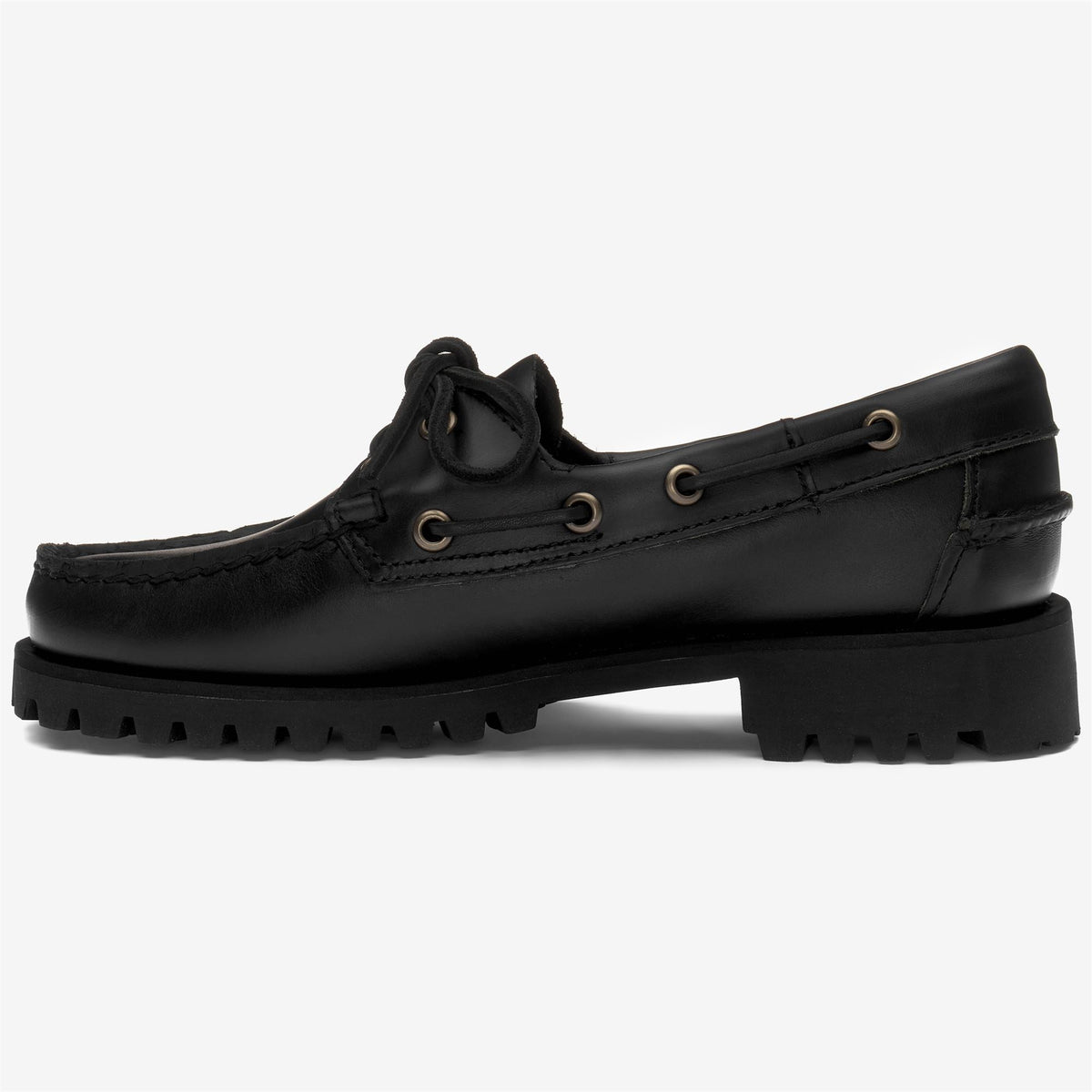 Sebago RANGER WAXY WOMAN - Mocassini Ranger da donna con suola resistente alle intemperie - Total Black
