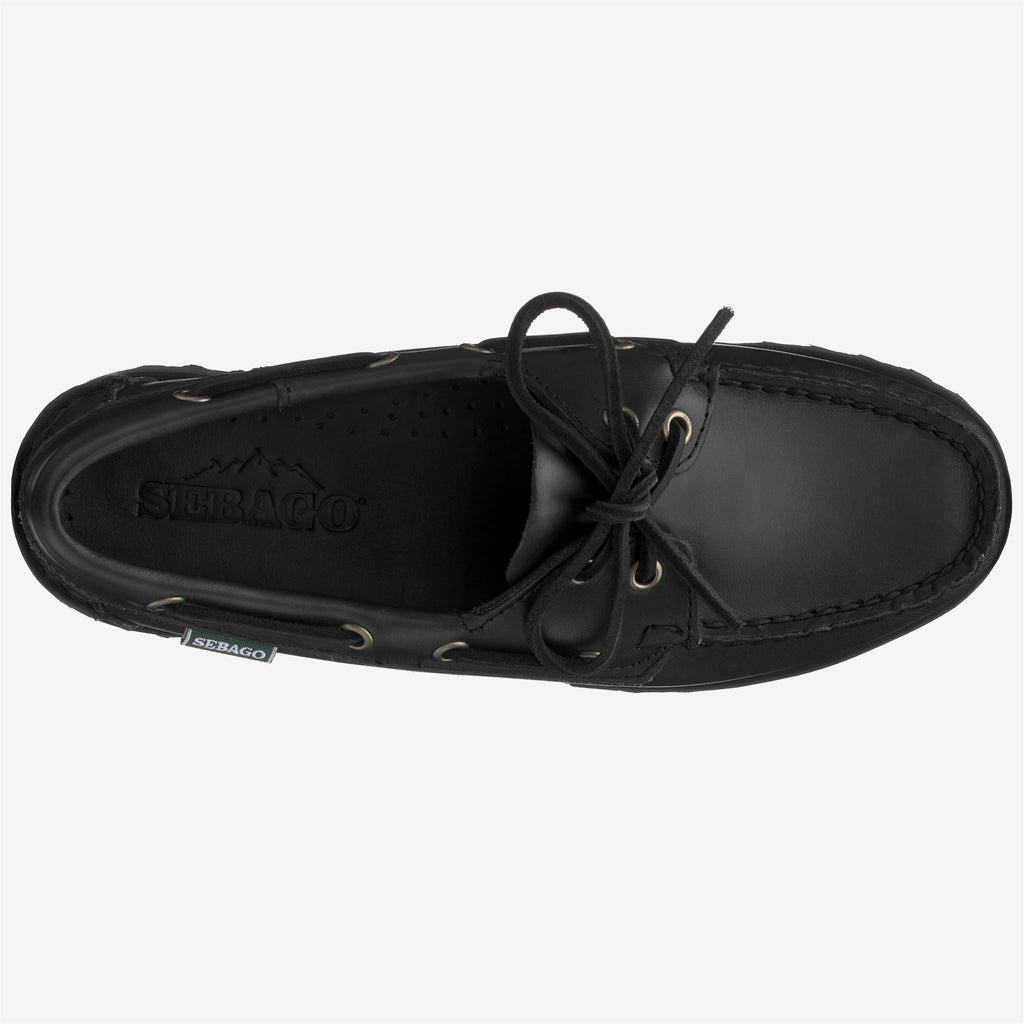 Sebago RANGER WAXY WOMAN - Mocassini Ranger da donna con suola resistente alle intemperie - Total Black