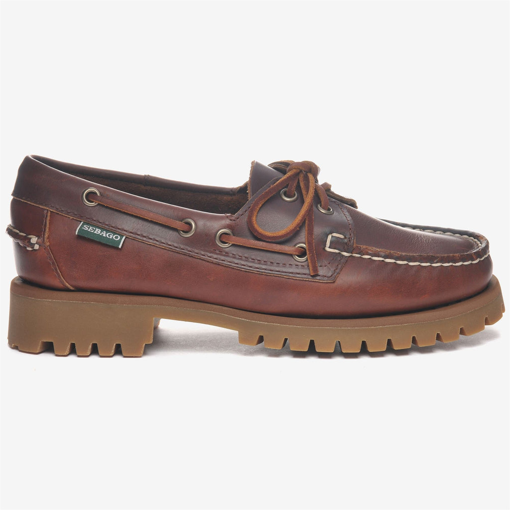 Sebago RANGER WAXY WOMAN - Mocassini Ranger da donna con suola resistente alle intemperie - Brown-Gum