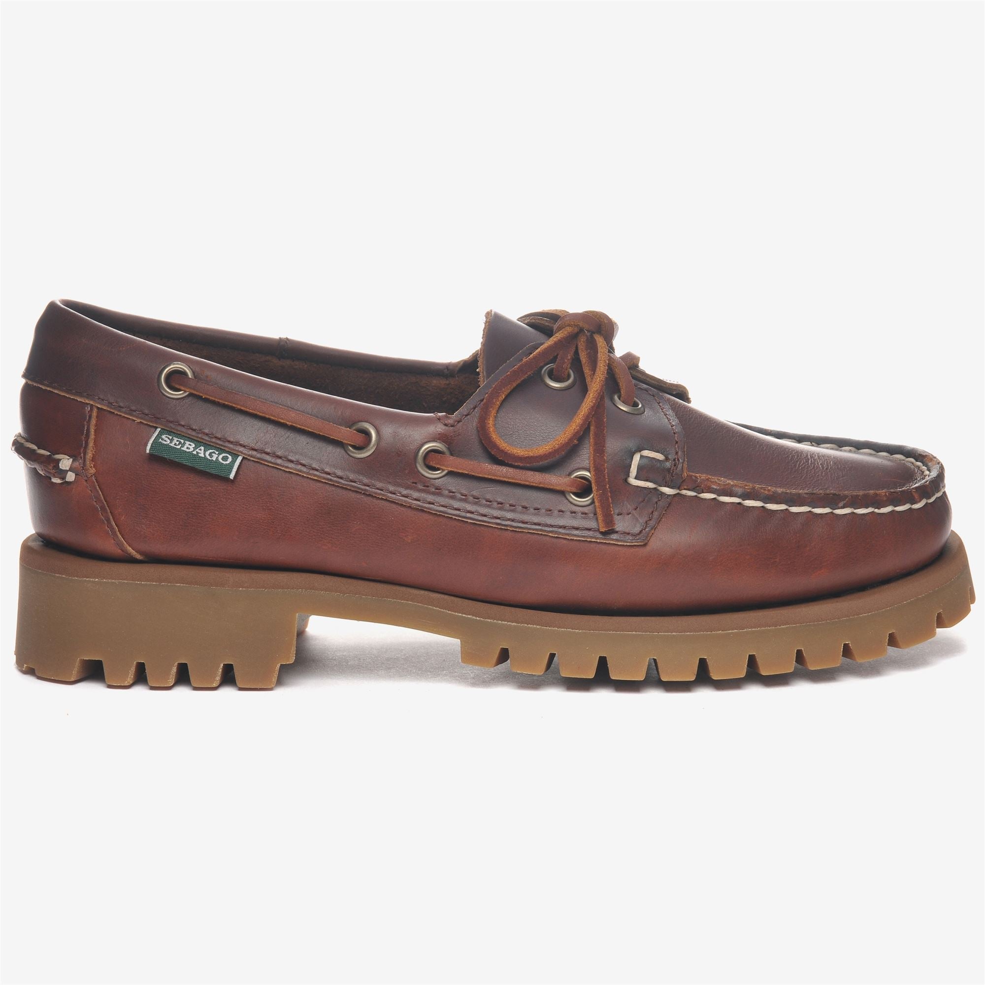 Sebago RANGER WAXY WOMAN - Mocassini Ranger da donna con suola resistente alle intemperie - Brown-Gum