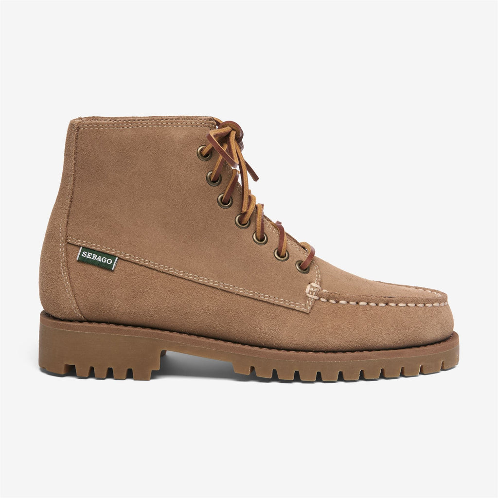 Sebago PARKER WOMAN - Stivaletti da donna in pelle scamosciata per attività all'aperto - Beige Camel