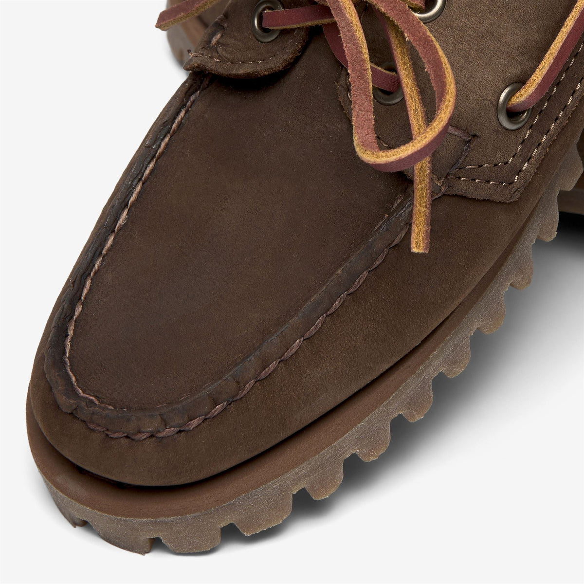 Sebago RANGER MUDDY WOMAN - Mocassini da donna Docksides con tomaia in nabuk - Dk Brown-Gum