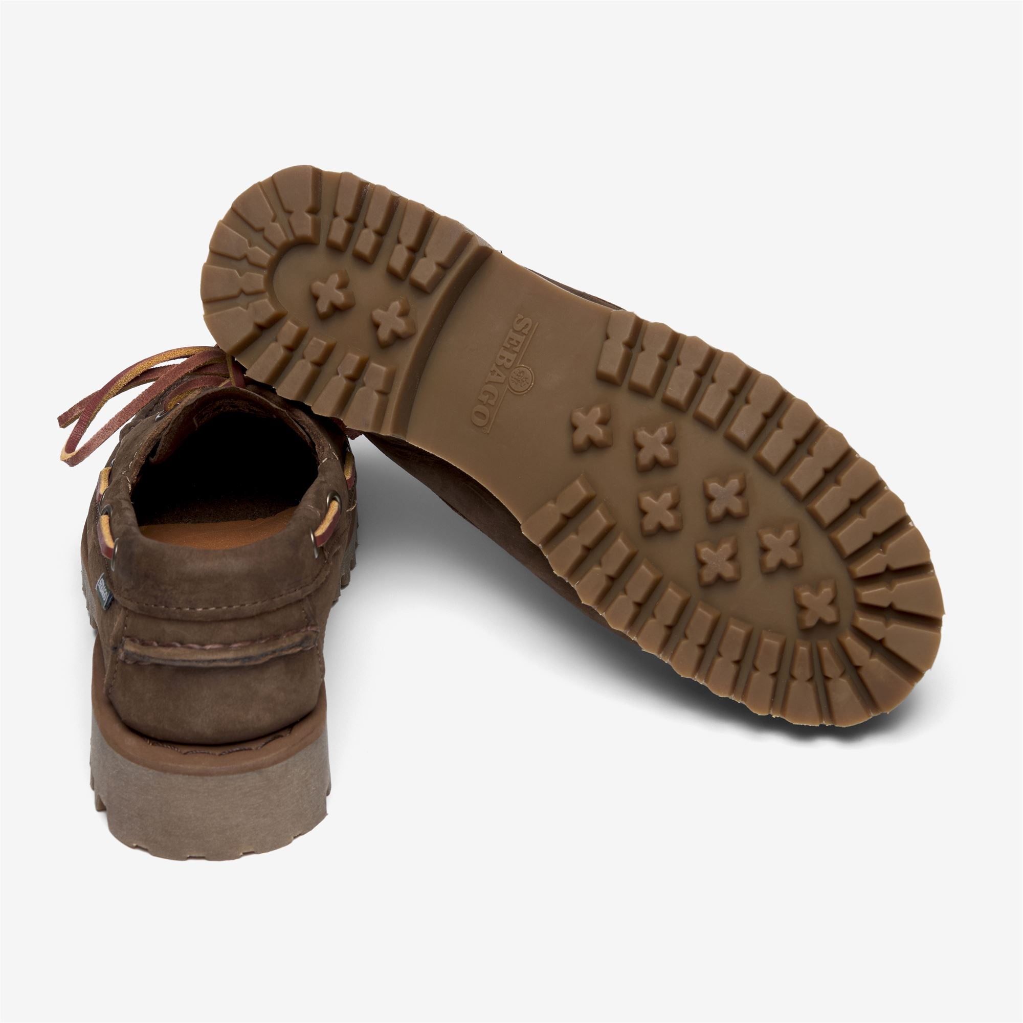 Sebago RANGER MUDDY WOMAN - Mocassini da donna Docksides con tomaia in nabuk - Dk Brown-Gum