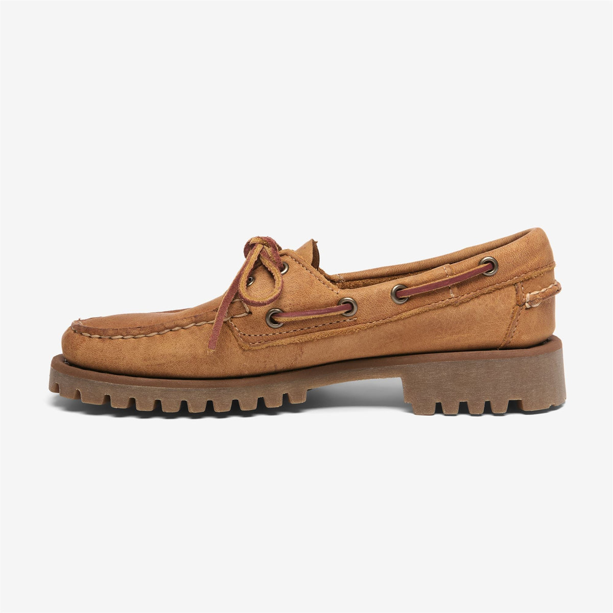 Sebago RANGER MUDDY WOMAN - Mocassini da donna Docksides con tomaia in nabuk - Yellow Mustard
