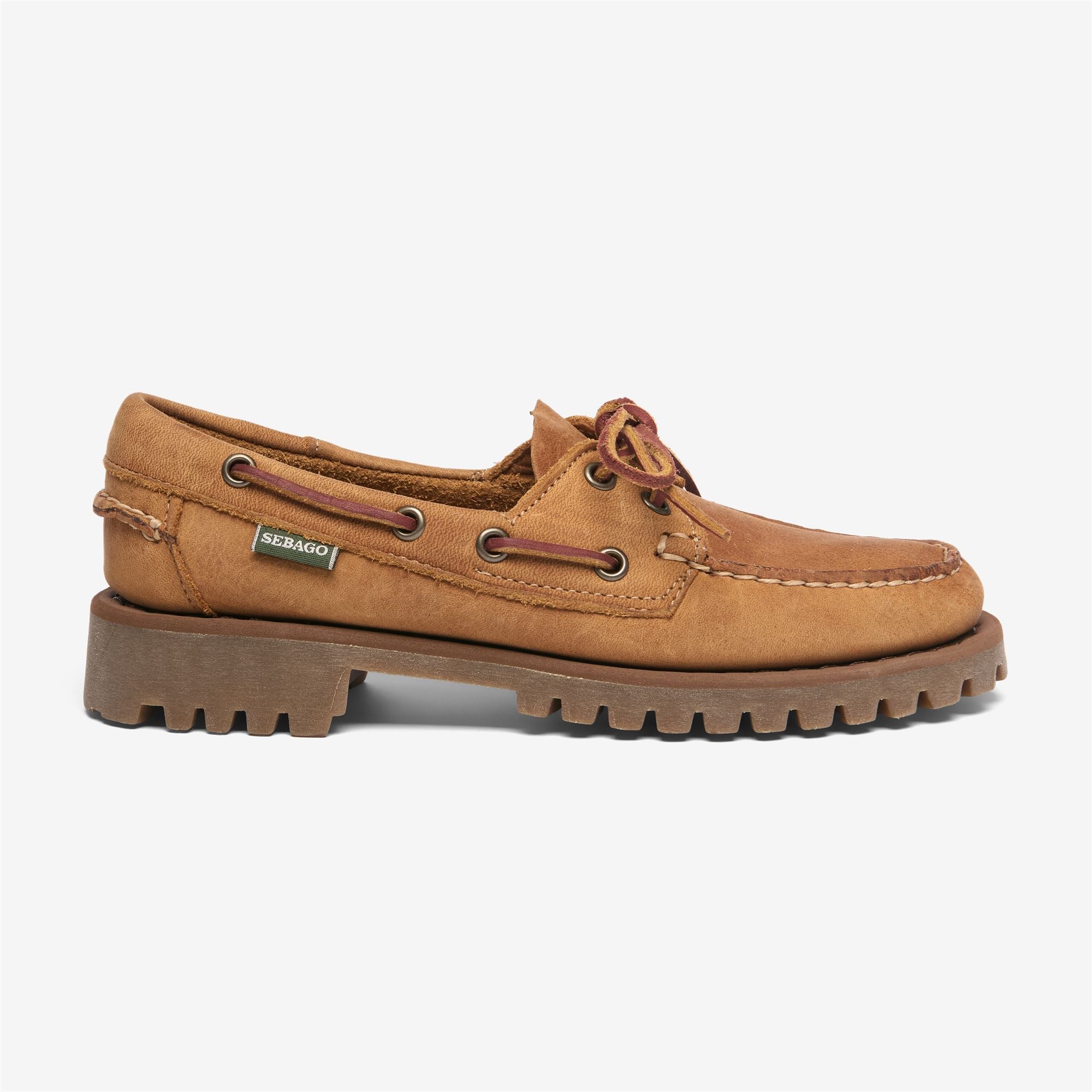 Sebago RANGER MUDDY WOMAN - Mocassini da donna Docksides con tomaia in nabuk - Yellow Mustard