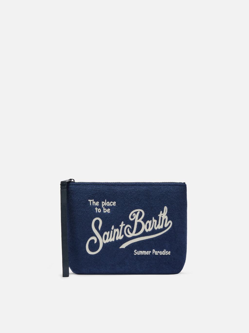 MC2 Saint Barth ALINE FELT ALI0028 - Pochette Aline in caldo feltro misto lana - Marrone (18 Emb)
