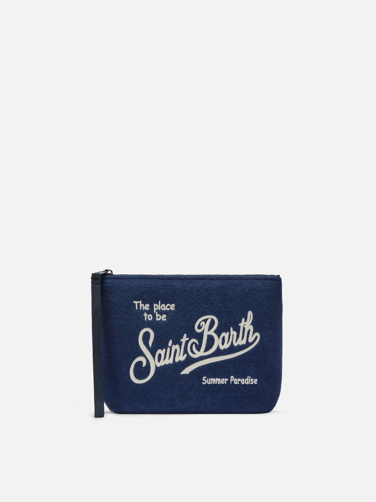 MC2 Saint Barth ALINE FELT ALI0028 - Pochette Aline in caldo feltro misto lana - Leopardato Marrone (Leo 18 Emb)