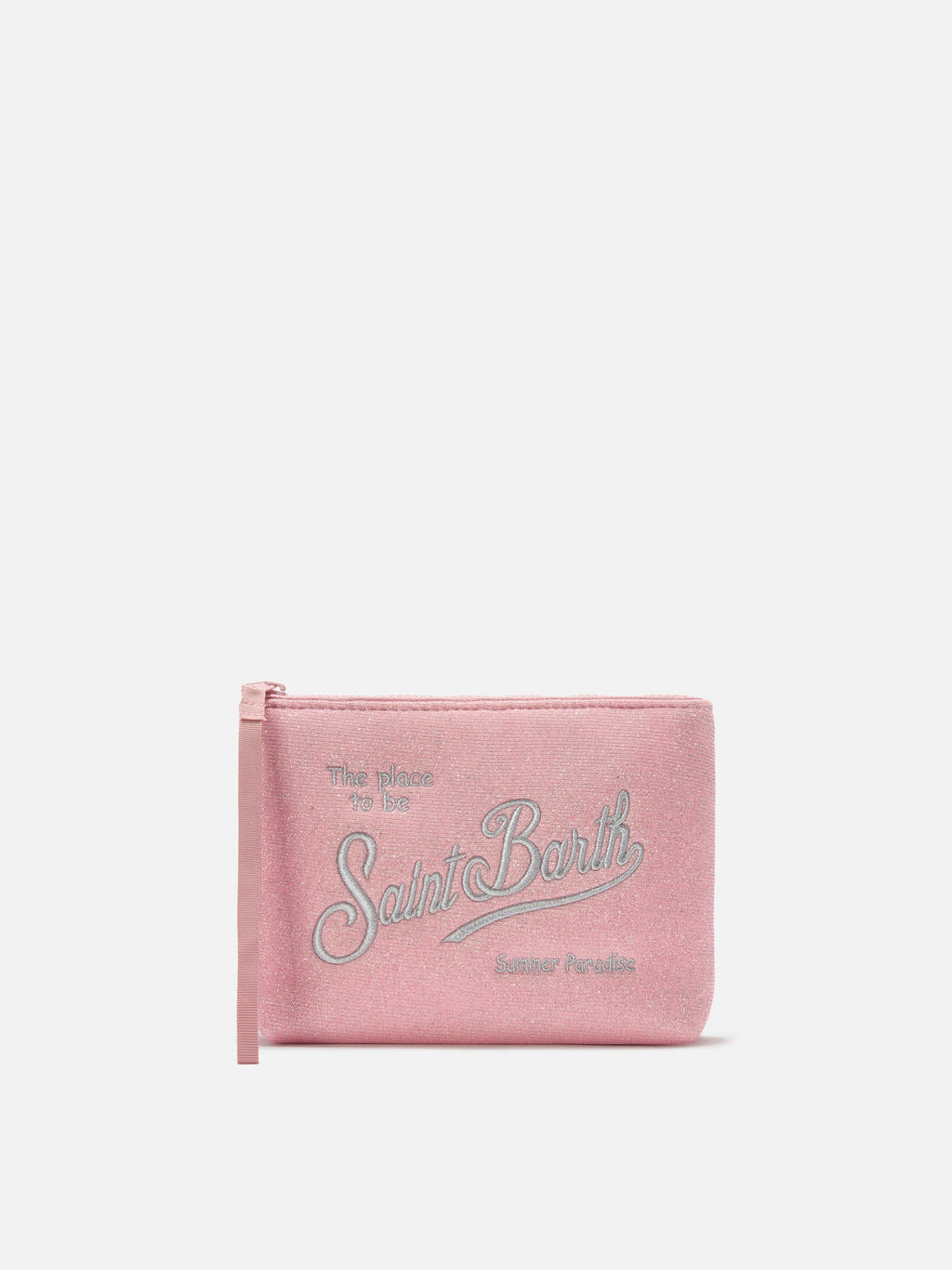 MC2 Saint Barth ALINE LUREX W ALI0026 - Pochette Aline in filato lurex scintillante - Rosa Antico Lurex (45 Emb)