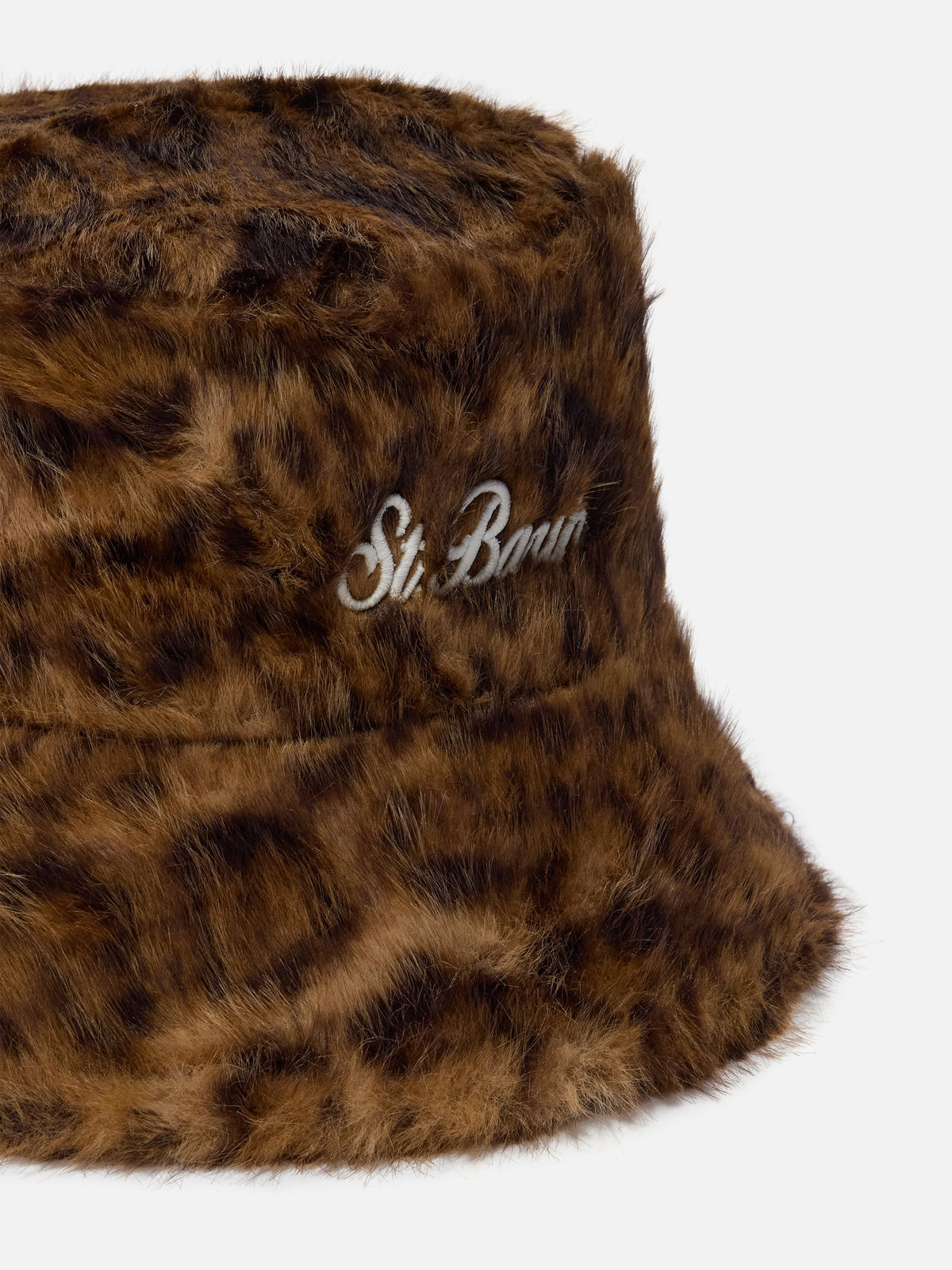 MC2 Saint Barth BUCKET HAT FUR BHAT003 - Cappello alla pescatora bucket hat in morbida eco-pelliccia - Marrone Visone (Mink 18h Emb)