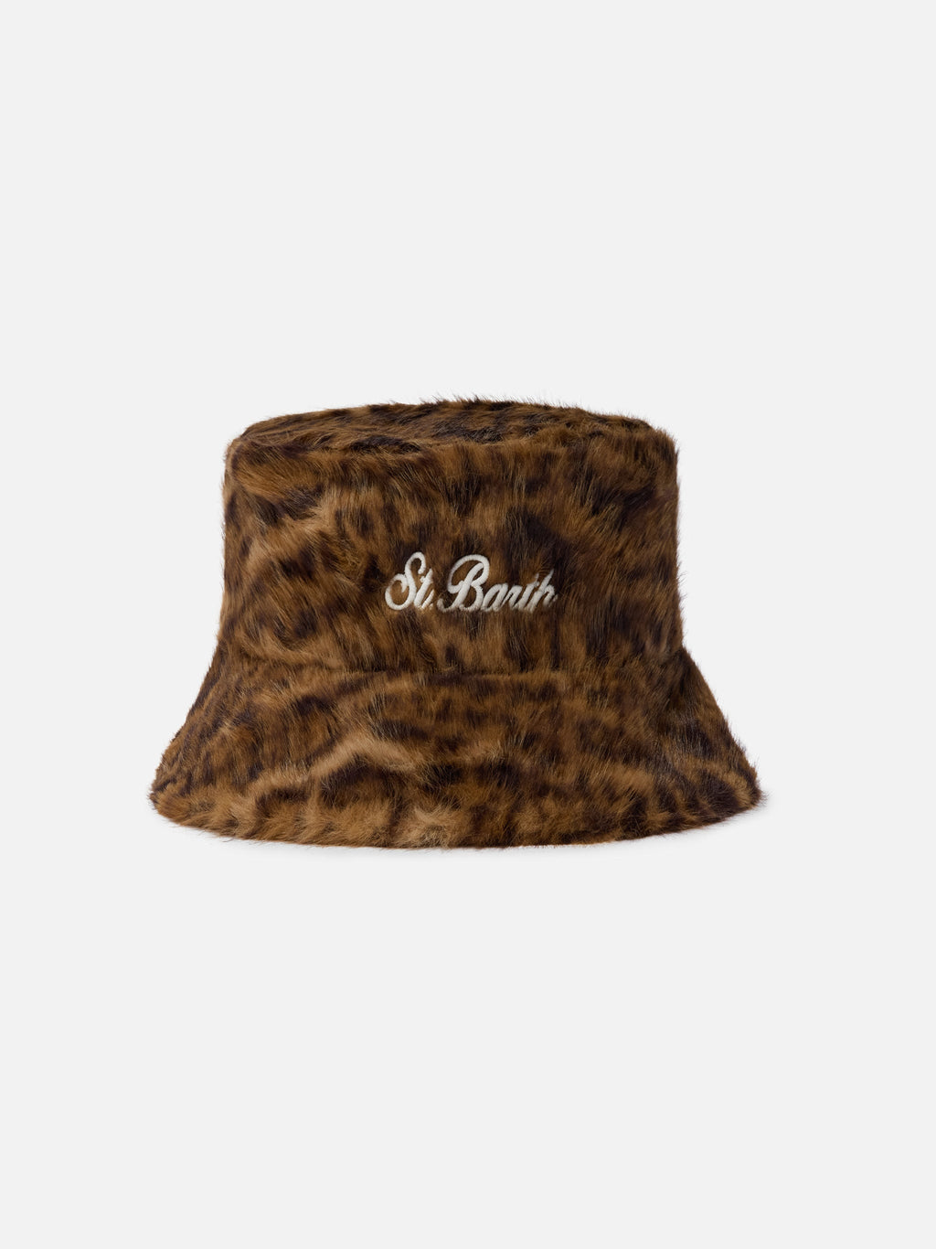 MC2 Saint Barth BUCKET HAT FUR BHAT003 - Cappello alla pescatora bucket hat in morbida eco-pelliccia - Marrone Visone (Mink 18h Emb)