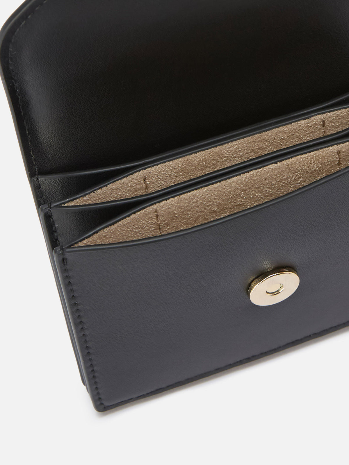 MC2 Saint Barth CARD HOLDER CARDH01 - Portacarte compatto in vera pelle stampata - Nero Maculato (Dark Leo Brushed Leather 00)