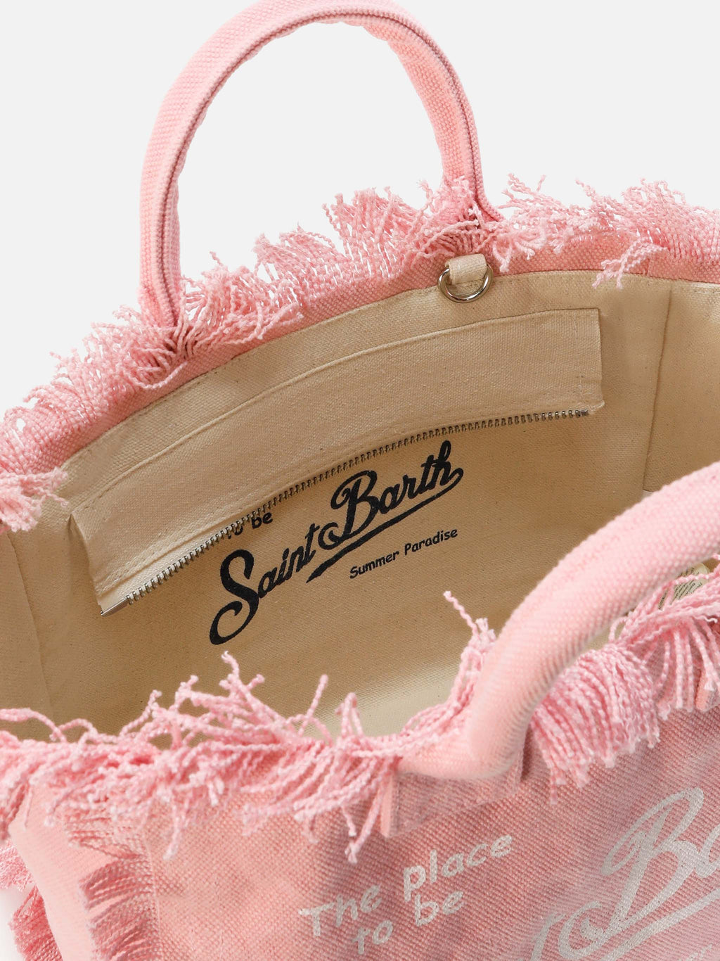 MC2 Saint Barth COLETTE SOFT FUR COL0033 - Borsa Colette a mano in morbida eco-pelliccia con ricamo - Grigio Tortora (19m12 Emb)
