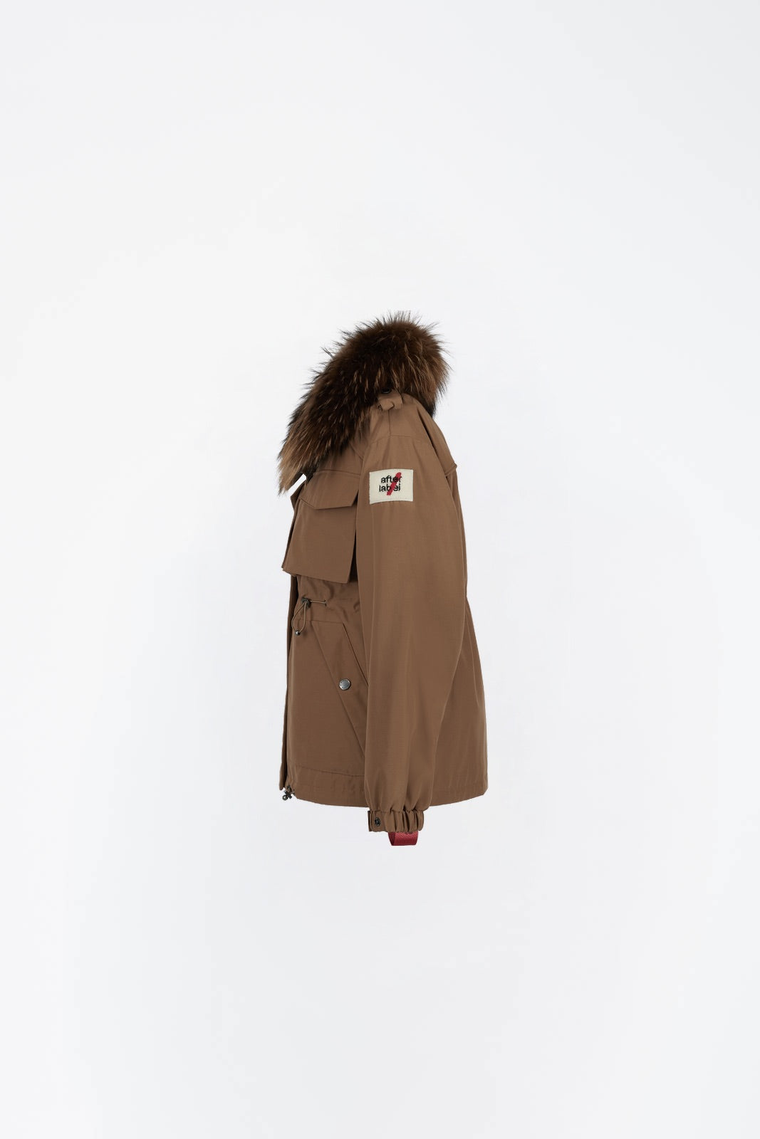 Afterlabel USHUAIA - Parka corto donna Cammello retro